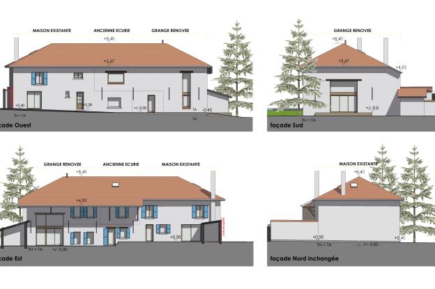 Façades du projet