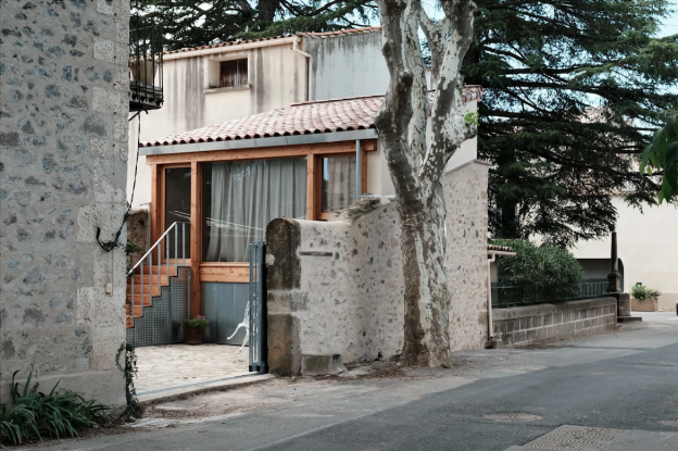 Vue depuis la rue