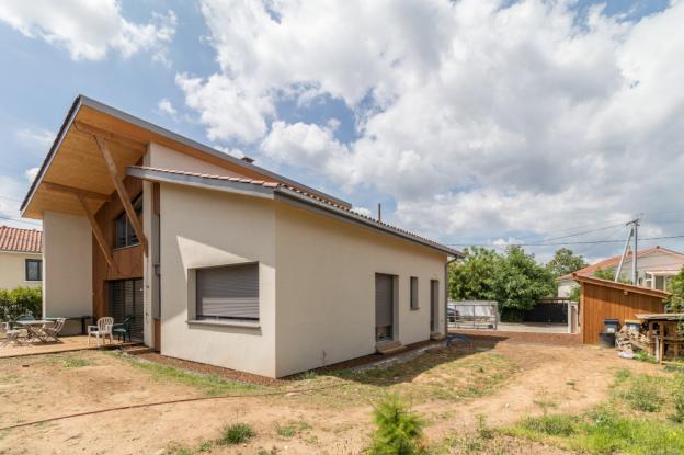 Maison écologique et contemporaine en bois