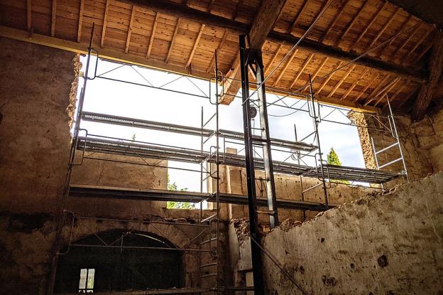 Etayage durant les travaux