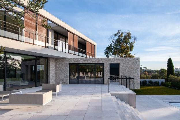 Cascio Architectes, villa contemporaine à Mougins, côtes d'azur