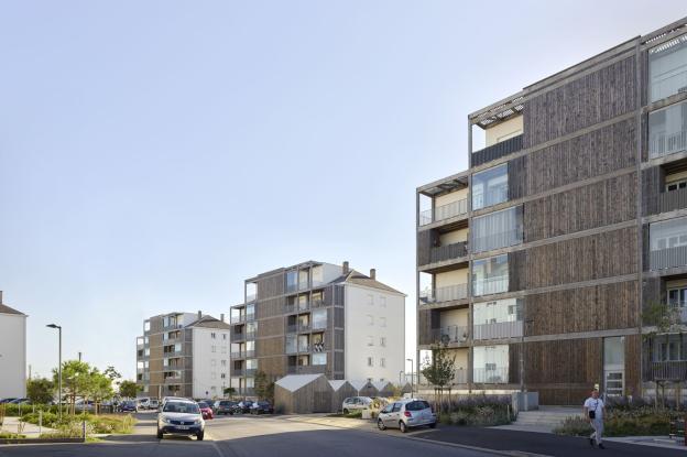 Plaisance - 197 logements réhabilités + 46 logements neufs, Saint-Nazaire (44) / Photographe : S.Chalmeau