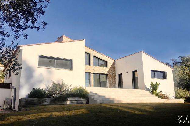 Photographie de la villa réalisée