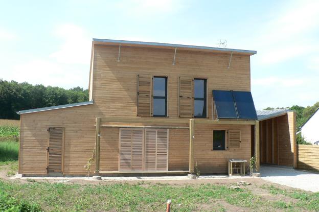 Maison bois bioclimatique à Sulniac - 2014 