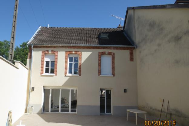 FACADE SUR JARDIN APRES TRAVAUX