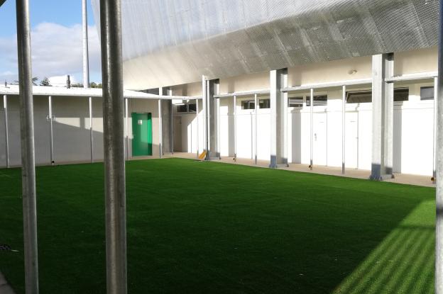 Entree des vestiaires