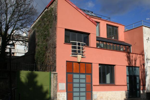 Façade sur rue. Villa Montsouris. Paris 75014. Architecte Juan Luis Morales