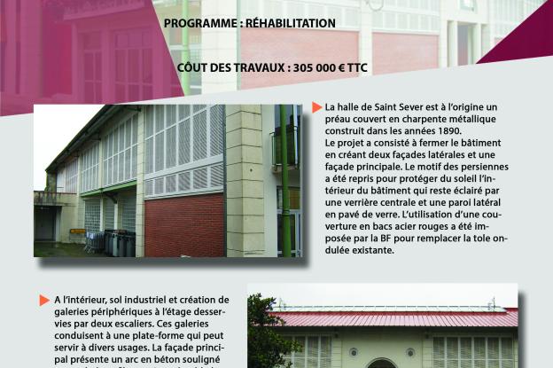 REHABILITATION DE LA HALLE DE SAINT-SEVER