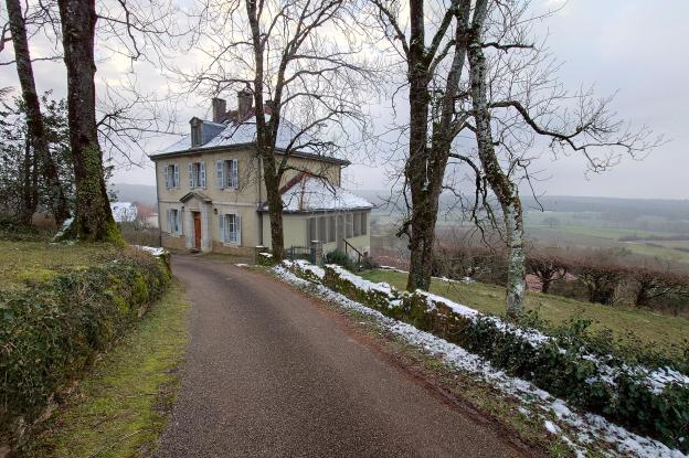 Vue du projet avec les reliefs jurassien en fond