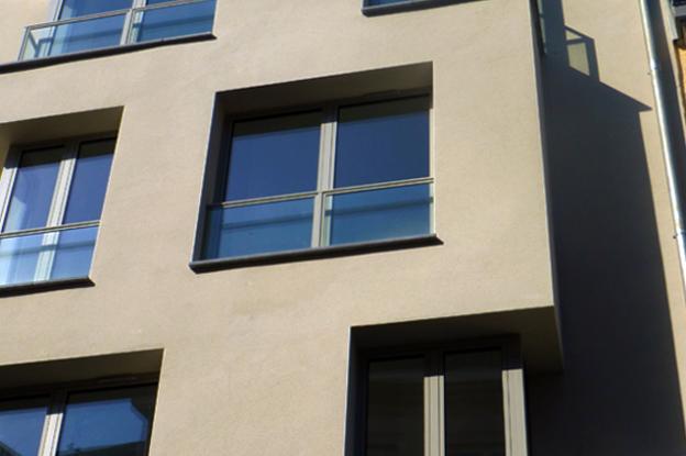 façade avec bow-window