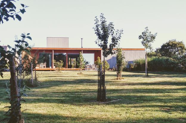 vue lointaine du jardin