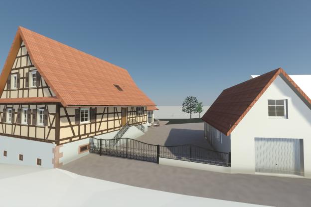 Rénovation et extension d'une maison alsacienne