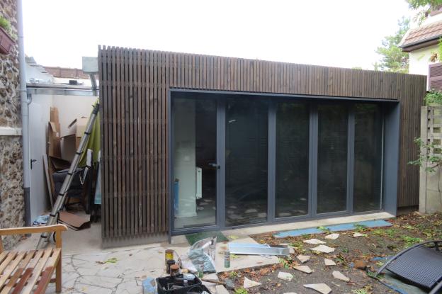 Façade extension sur jardin