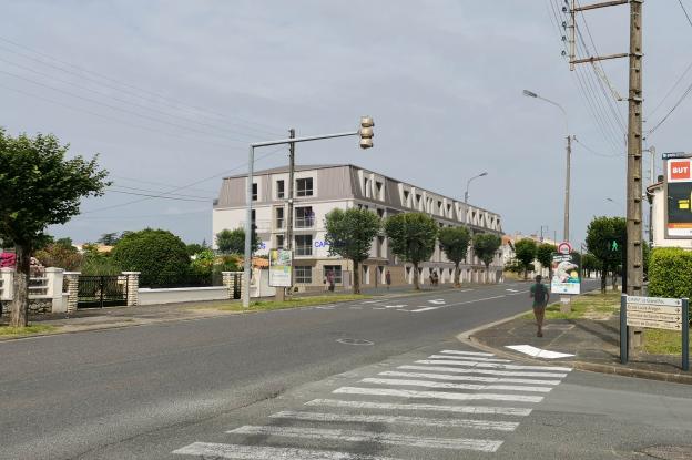 Résidence hôtelière d'affaires et étudiante de Niort, façade sur rue