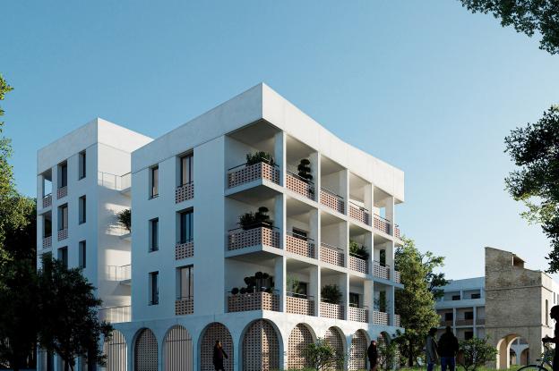 Vue depuis la rue André Turcat