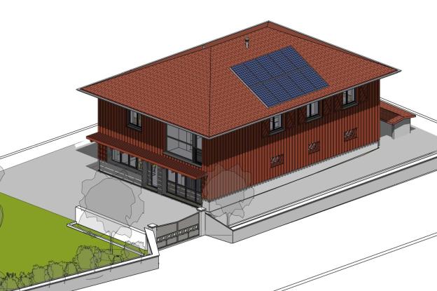 Vue sud du projet