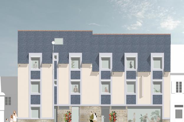 Réhabilitation d'un ancien hôtel en 6 logements