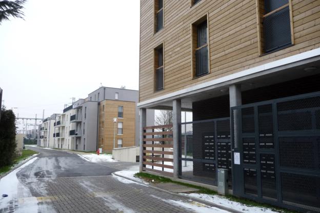 Projet de 47 logements collectifs - Vue depuis l'exterieur