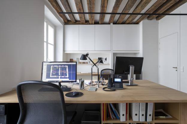 L'open space de l'agence