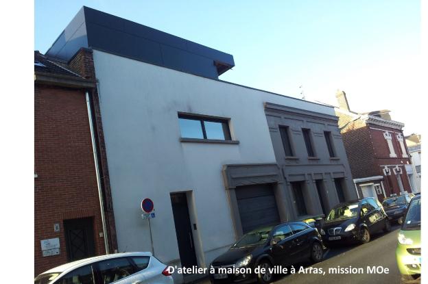 Maison de ville puis sa surélévation à Arras