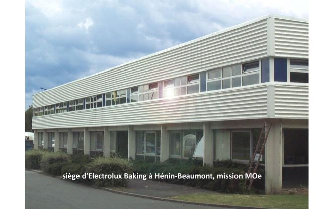 Restructuration et extension du siège d'Electrolux Baking Europe à Hénin Beaumont