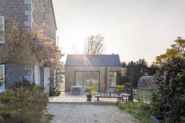 Projet d'extension de maison en bois