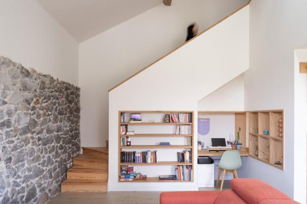 Double hauteur sur séjour
