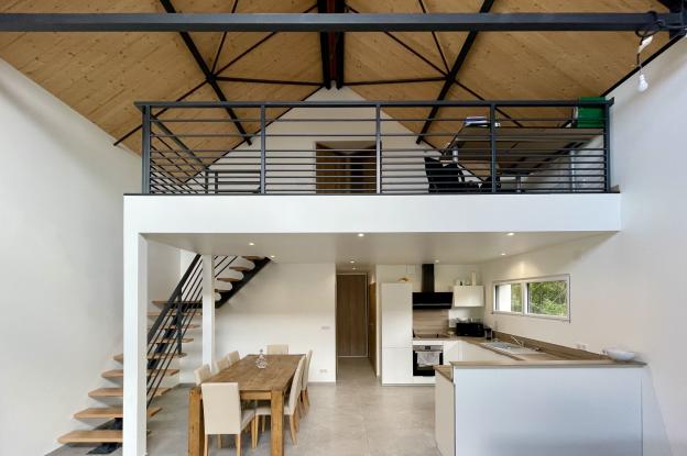 Salon en double hauteur 