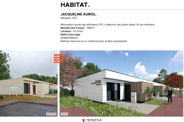 Rénovation Jacqueline Auriol