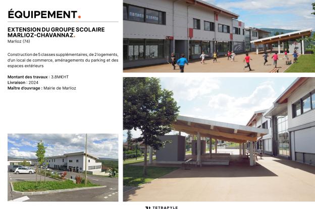 Extension Groupe Scolaire Marlioz