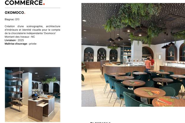 Aménagement chocolaterie Oxomoco