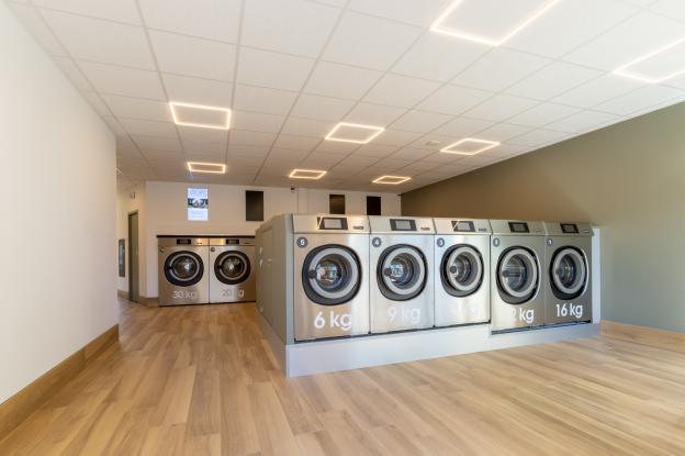 Entrée de la laverie