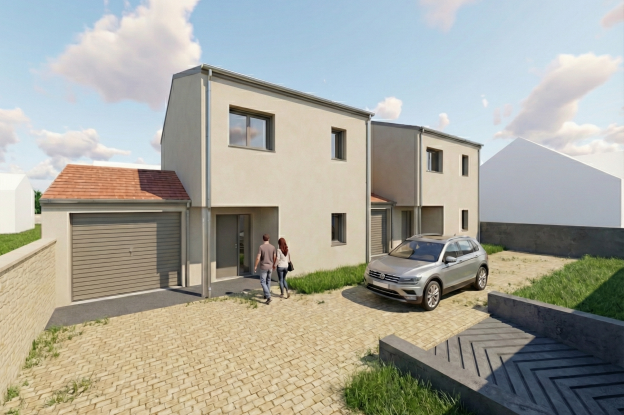 Vue depuis le chemin de servitude