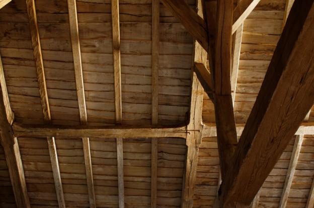 Restauration de la maison à pan de bois du XVe s.