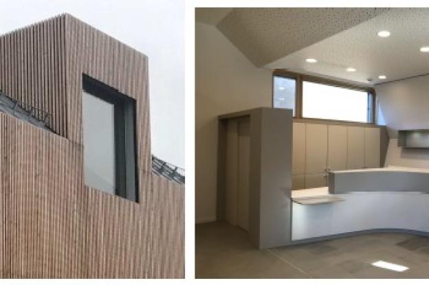 Restructuration d'un ancien bâtiment datant de la première moitié du XVIII ème siècle avec une extension