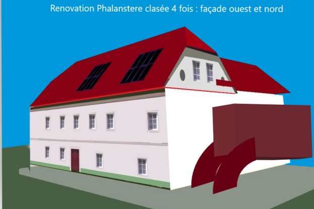 Phalanstère à rénover classée 4 fois : datant de 1779