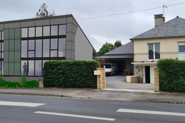 Vue 3D au permis de construire