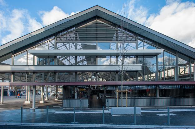 façade de l'extension