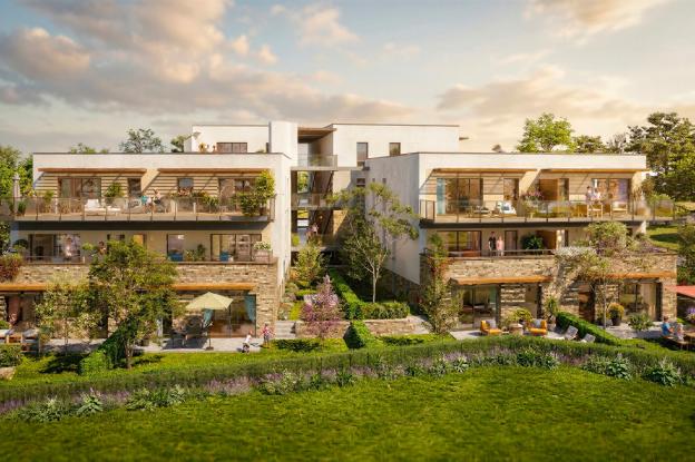 Perspective, 34 logements neufs