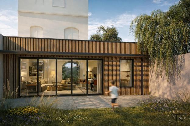 Vue depuis le jardin (jour)