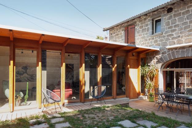 Vue extension depuis la cour