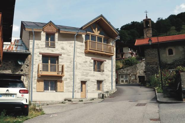 Façade Sud-Est vers le fond de vallée - Etat projeté