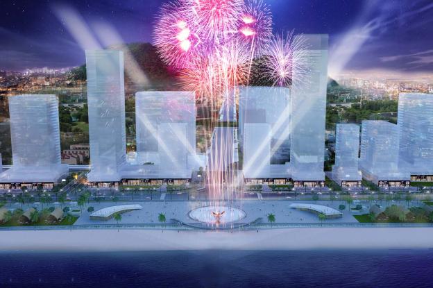 Bai Sau Thuy Van Vung Tau, Plage resiliente, jardin planetaire, ecosyteme, schema directeur, urbanisme durable, Skyline, Waterfront 