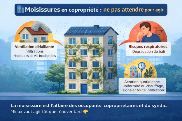 Moisissures en copropriété