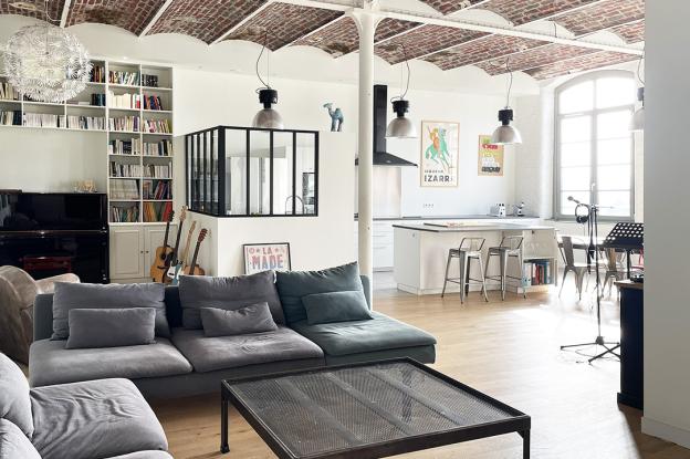 Loft vue du salon