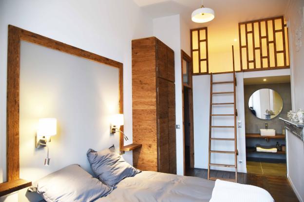 chambre et sa mezzanine