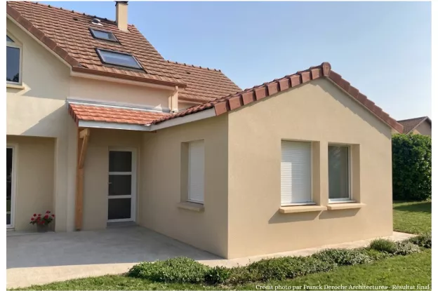 Vue extérieure n°1 de la façade avant