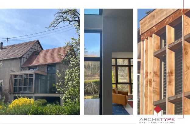 Transformation d'une grange en maison individuelle - Niederbronn-les-Bains