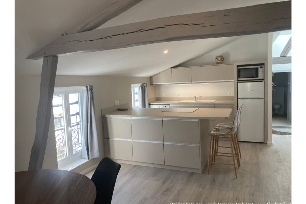 Vue intérieure de la cuisine