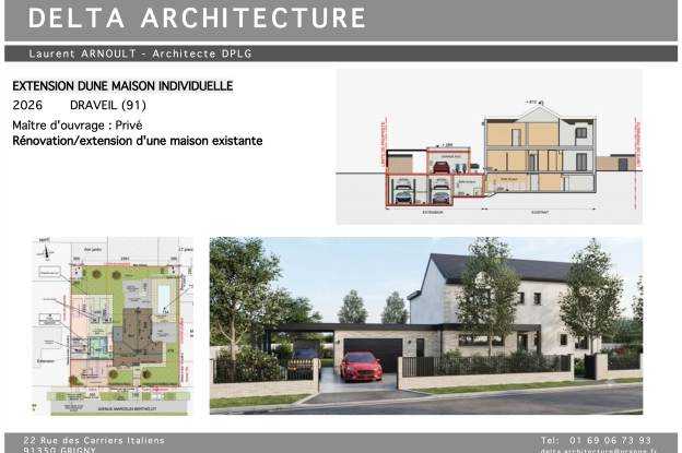 Extension d'une maison individuelle
